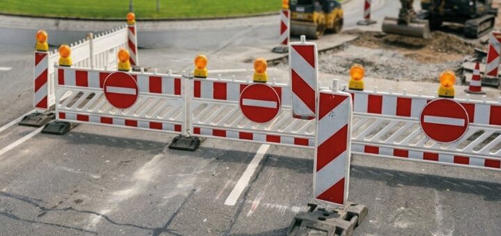 kreisverkehr sperung