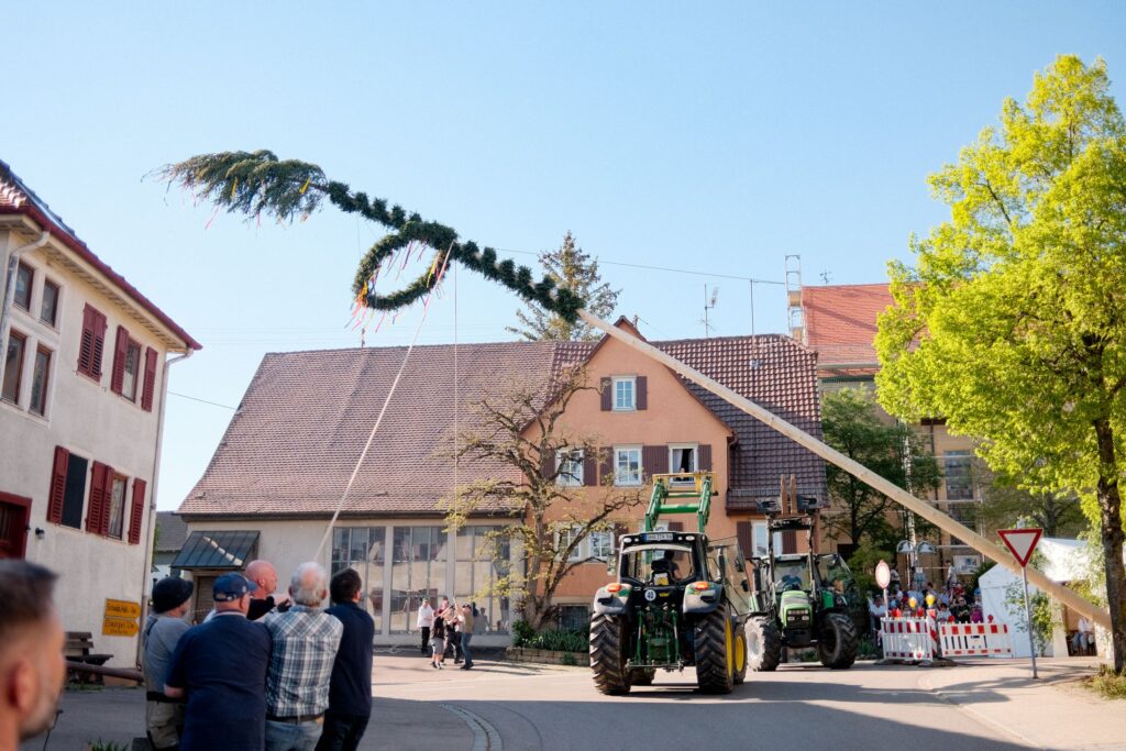 Maibaum Aufstellen Sulzdorf 2025 2
