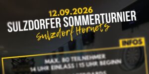 Sulzdorfer Sommerturnier 2026: Dart-Event der Sulzdorf Hornets am 12. September