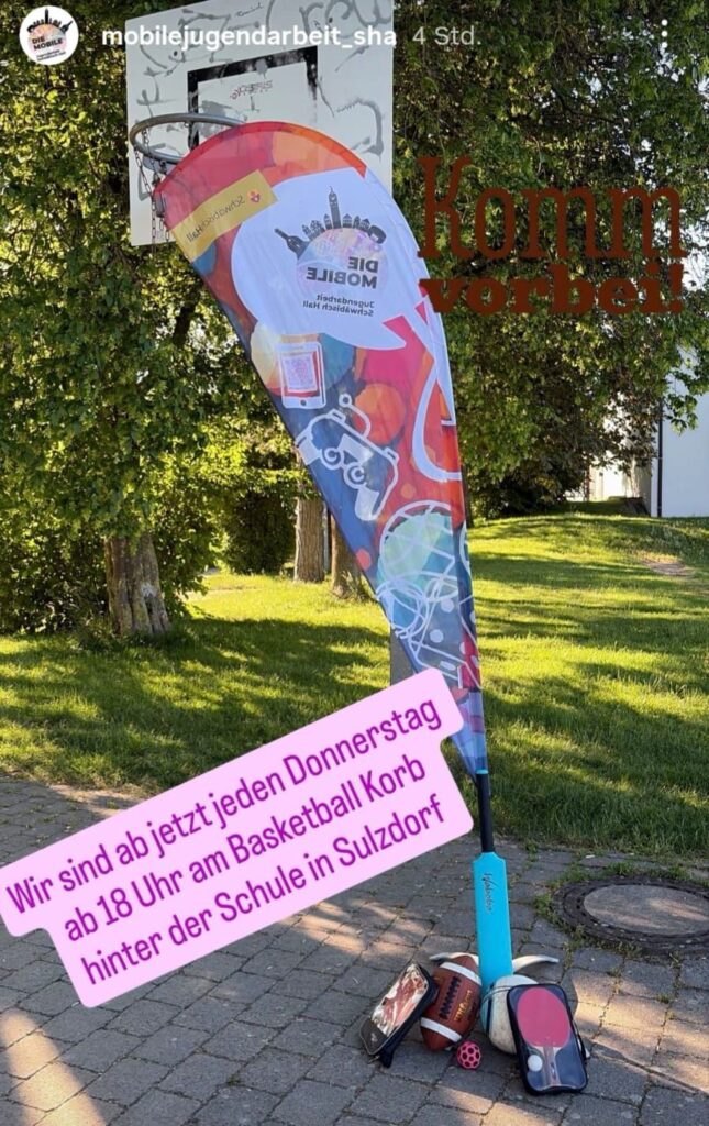 mobile jugendarbeit sha sulzdorf basketball