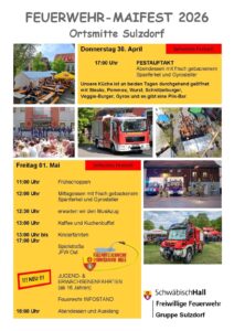 sulzdorf feuerwehr maifest 2026