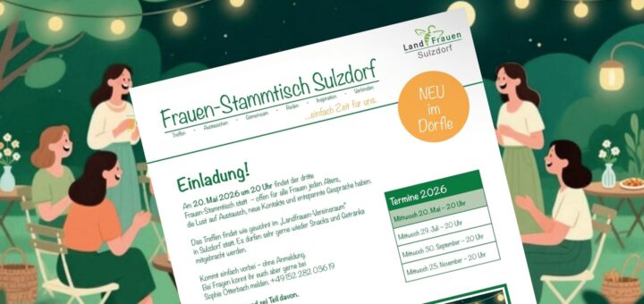 frauen stammtisch sulzdorf termine 2026 header